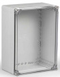 OPCP304018T Cubo O 300 x 400 x 187 мм, глухая стенка, прозрачная крышка, PC, IP 66/67, вкл.