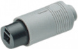 MJ-135 GREY Female cable connector Grey 2 Poles