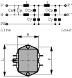 FN2090-1-06 Сетевой фильтр, 1-фазный 1 A 230 VAC