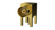 PCB.MCXFRAJ.A RF Connector, MCX, Brass, Socket, Right Angle, 50Ohm