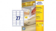 L4737REV-100 Avery Zweckform L4737REV-100 Multipurpose General-Use Labels, 63.5 x 29.6 mm, Wh