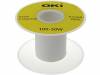 R30WHITE-0100, Кабель; однопров; OFC; 30AWG; kynar 460 (PVDF); белый; 300В; 100м, OK International