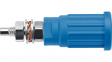 SEPB 6447 NI / BL Laboratory socket diam. 4 mm Blue CAT III