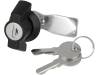 2.PM18.002-18, Замок; V: вставка 1333; сплав алюминия и цинка; 18мм; черненые, RST ROZTOCZE