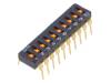 A6T0102 Переключатель: DIP-SWITCH; Кол-во секций: 10; ON-OFF; Пол: 2