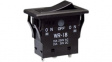 WR18ASN Rocker switch, (on)-off-(on), black, 15 A