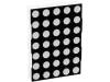 LMD20057BUE-101A Дисплей: LED; матрица; 5x7; красный; 9,8мкд; анод; 53,1x37,8мм