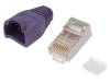 MP0022P Вилка; RJ45; PIN:8; Кат:6; экранированный, в корпусе; обжим; прямой