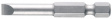7040Z/4.0-150 Long bit for slotted screws 150 mm 2