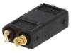 XT60 CONNECTOR BLACK Аксессуар: разъем питания; Цвет: черный; PIN: 2; 65А