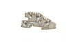 2668900000 Terminal Block, Blade Terminal, 6.3 x 3.5 mm, 4 Poles, 400V, 24A, 0.14 ... 4mm², Dark Beige