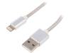 50424 Кабель; USB 2.0; вилка USB A, вилка Apple Lightning; 1,5м
