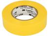 TEMFLEX 1300 19X20 ZOLTA Лента: электроизоляционная; W:19мм; L:20м; D:0,13мм; 125%; 38кВ/мм
