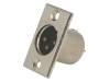 XLR-3W-C Гнездо; XLR; "папа"; PIN:3; пайка; Корп: стандарт XLR; Oотв:19мм