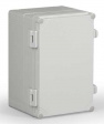 WPCP203018G Cubo W 200 x 300 x 185, с петлями и замками, рамная вставка, серая крышка, PC, I