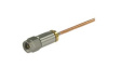 11 PC35-50-3-4/199 UE RF Connector, PC, Stainless Steel, Plug, Right Angle, 50Ohm, Soldering Terminal