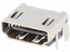 471511001 Разъем: HDMI; гнездо; "папа"; PIN:19; позолота; SMT; угловой 90°