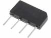 GBS4M, Однофазный выпрямительный мост; Urmax:1кВ; If:4А; Ifsm:80А; THT, Diotec Semiconductor