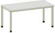L1-00 Z01 Lab table 1600 x 800 mm light grey