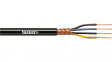 C4075 [100 м] Кабель; 4x0,75мм2; экранированный; PVC FirestoP®; черный; 49В