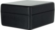 SR24-DB.9 Enclosure with Rounded Corners 76x63.5x39mm Black ABS