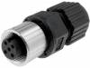 LTW12-05BFFA-SL8001 Вилка; М12; PIN:5; "мама"; код A-DeviceNet / CANopen; на провод