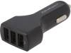 50027 Автомобильное зарядное устройство; гнездо USB A x3; 5В/4,8А