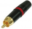 NYS373-2 Cinch cable plug black red