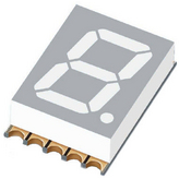 ELSS406SURWA/S530-A3/S290, 7-segment LED-display red 10 mm SMD, Everlight