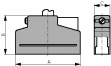 F-PHG-2 D-Sub plastic hood Poles 15