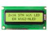 EA W162-NLED Дисплей: LCD; алфавитно-цифровой; STN Positive; 16x2; LED; 84x44мм