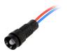 LB-D5-12AC/DC Индикат.лампа: LED; вогнутый; 12ВDC; 12ВAC; Отв: O11мм; IP40