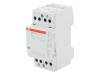 1SAE231111R0140, Контактор:4-полюсный установочный; NO x4; 24ВAC; 24ВDC; 25А; DIN, ABB