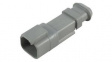 DT04-2P-E008 Housing, Plug, 1 Rows, 2 Poles, Grey