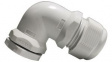 RND 465-00876 Bend Cable Gland, M32 x 1.5, Nylon, Grey, IP68