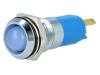 SWBU 14422, Индикат.лампа: LED; вогнутый; 12?14ВDC; 12?14ВAC; Отв: O14,2мм, SIGNAL-CONSTRUCT