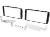 MA57012/T+KIT Рамка для магнитолы; 2 DIN; Nissan; черный блестящий