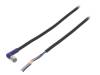 XS3F-LM8PVC4A2M, Кабель датчика M08 угловой 4 pin PVC, длина 2м, Omron