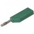 LAS N WS GRUN / GREEN Plug diam. 4 mm Green CAT I