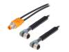 ASB2-RKWT/LEDA4-3-224/1M Соединительный кабель; PIN:3; 1м; 10?30ВDC; 4А; -25?80°C; IP67