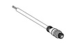 1200060047 Micro-Change (M12) Single-Ended Cordset 4 Poles Male (Straight) to Pigtail 0.34mm² PUR/PVC Cable 5.0m (16.40') Length