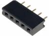 ZL265-5SG Гнездо; штыревое; "мама"; PIN:5; прямой; 2мм; THT; 1x5; дл.2,5мм