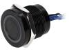 PS193P10Y21B24VT, Переключатель: пьезоэлектрический; Положения: 2; SPST-NO; IP68, Onpow