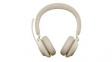 26599-999-998 Headset, Evolve 2-65, Stereo, On-Ear, 20kHz, USB/Bluetooth, Beige