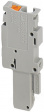 PP-H 1,5/S/1-R Push-in-Plug, terminal block grey 0.14...1.5 mm2