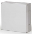 CPCF404018G Cubo C 400 x 400 x 187 мм, выбивные фланцы, серая крышка, PC, IP 66/67, вкл. рам