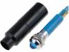 SWQU 08428, Индикат.лампа: LED; выпуклый; 230ВAC; Отв: O8,2мм; IP67; металл, SIGNAL-CONSTRUCT