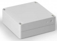 SPCP131305LG Cubo S 125 x 125 x 50 мм, 25 мм основание, глухая стенка, серая крышка, PC, IP 6