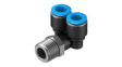 QSYL-1/2-12 Push-In Y-Fitting, 38.2mm, Compressed Air, QS