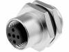 LTW12-05PFFS-SH8001, Гнездо; М12; PIN:5; "мама"; код A-DeviceNet / CANopen; пайка; IP68, Amphenol